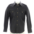 Men's Logo Shirt Jacket Leather