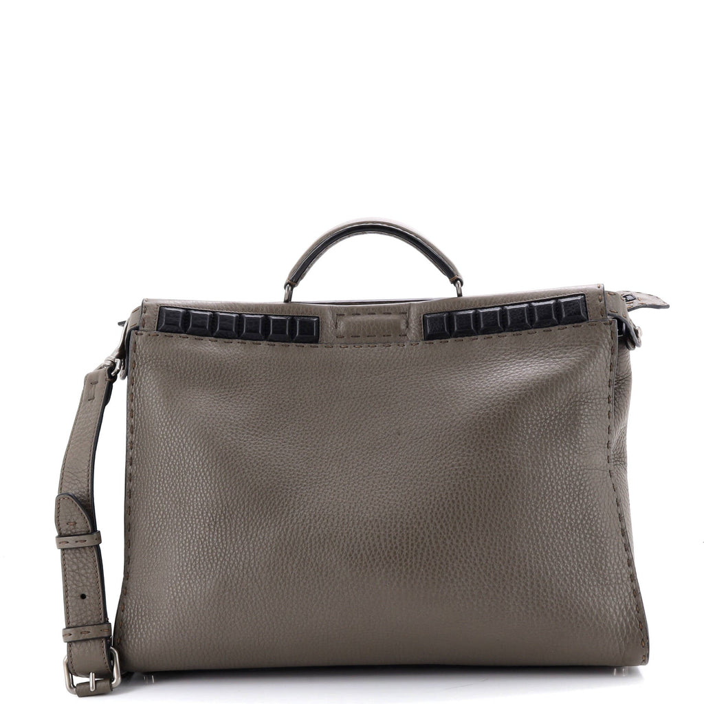 Selleria Peekaboo Bag Leather with Studded Detail XL