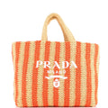 Logo Tote Raffia Large