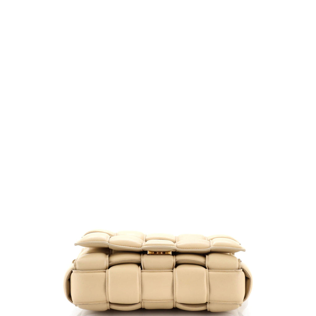 Cassette Crossbody Bag Padded Maxi Intrecciato Leather