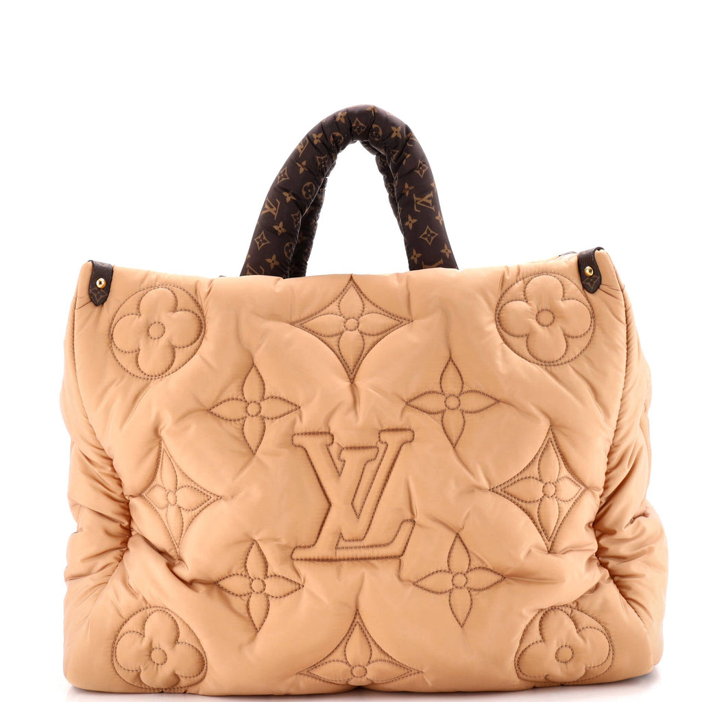 Pillow OnTheGo Tote Monogram Quilted Econyl Nylon GM