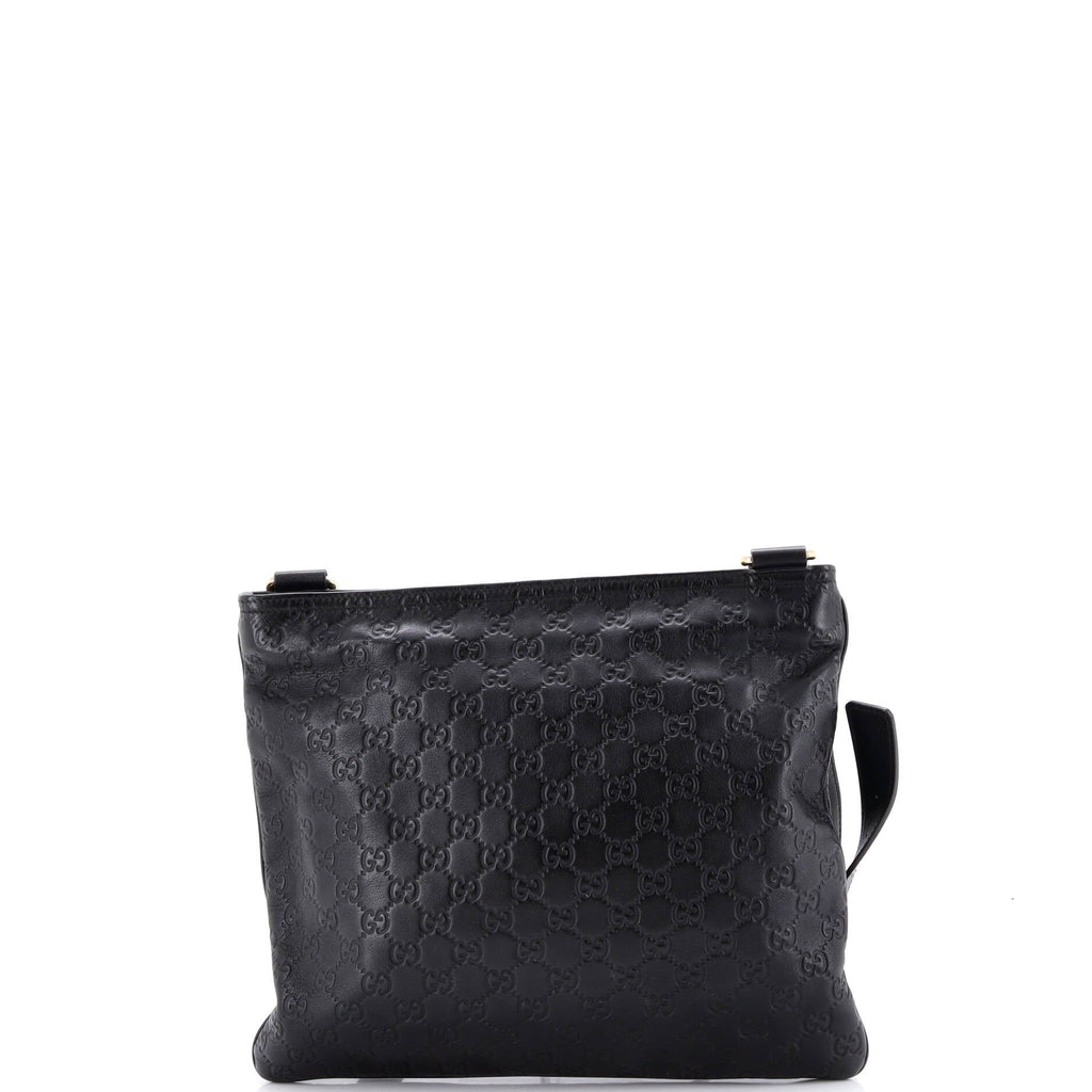 Convertible Zip Messenger Guccissima Leather Large