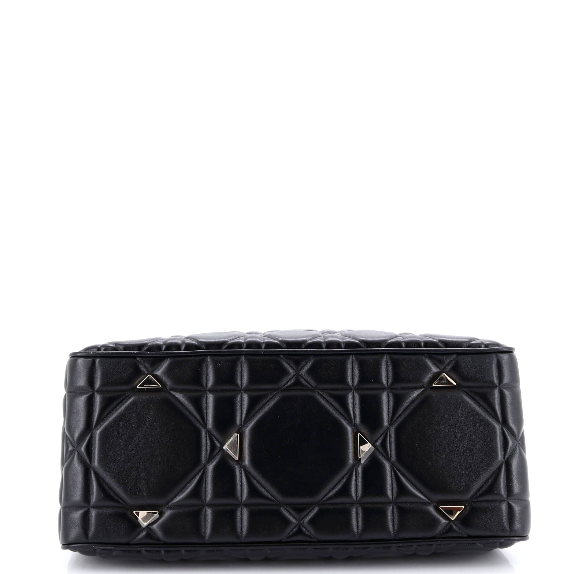 Lady 95.22 Bag Cannage Embossed Leather Large