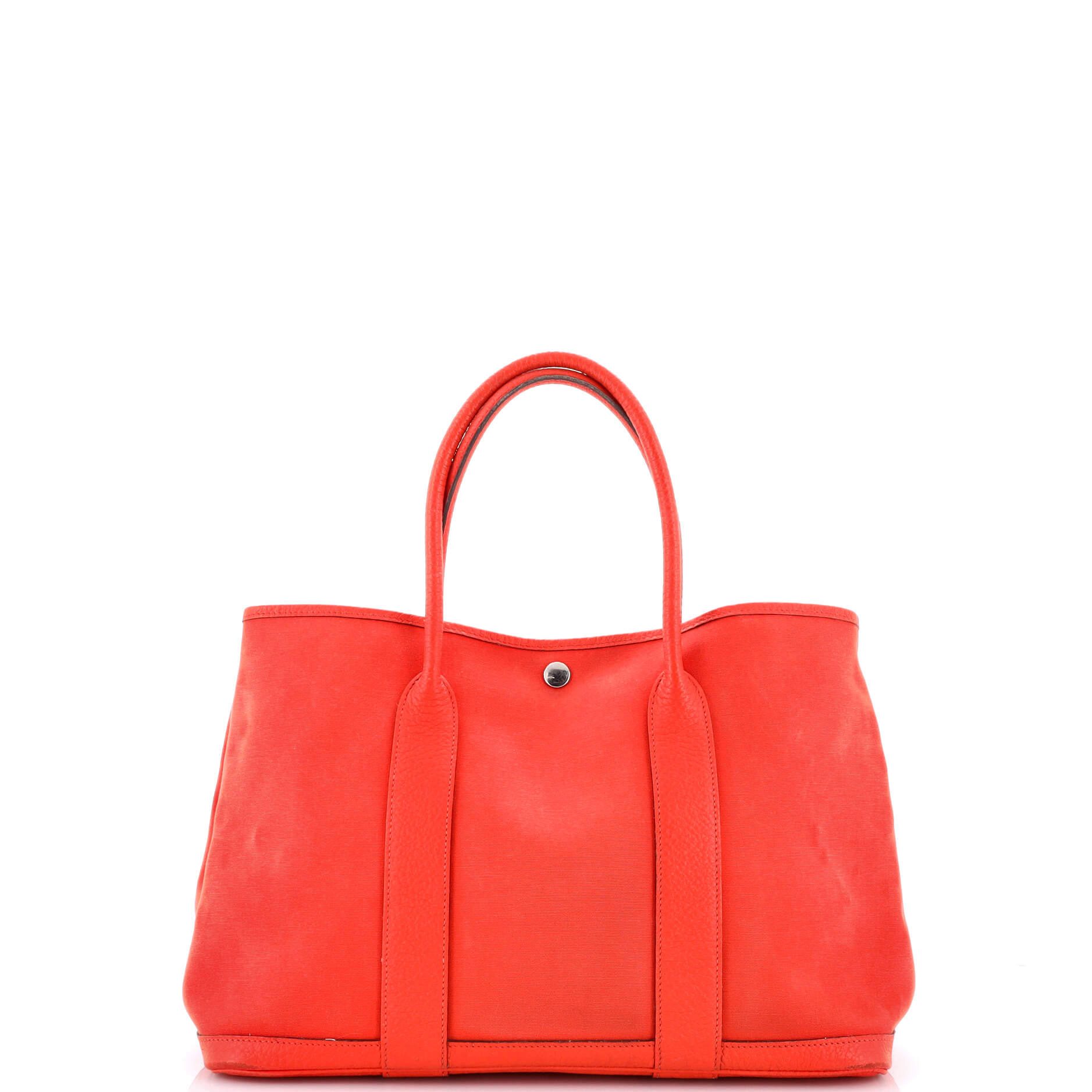 Garden Party Tote Toile and Leather 36