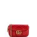 GG Marmont Flap Bag Matelasse Leather Super Mini