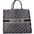 Book Tote Oblique Canvas Large