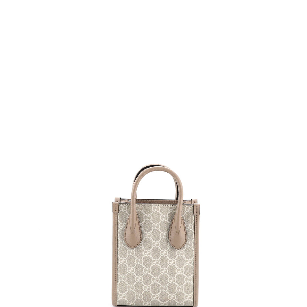 Interlocking G Patch Tote GG Coated Canvas Mini