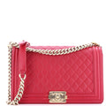 Boy Flap Bag Quilted Lambskin New Medium