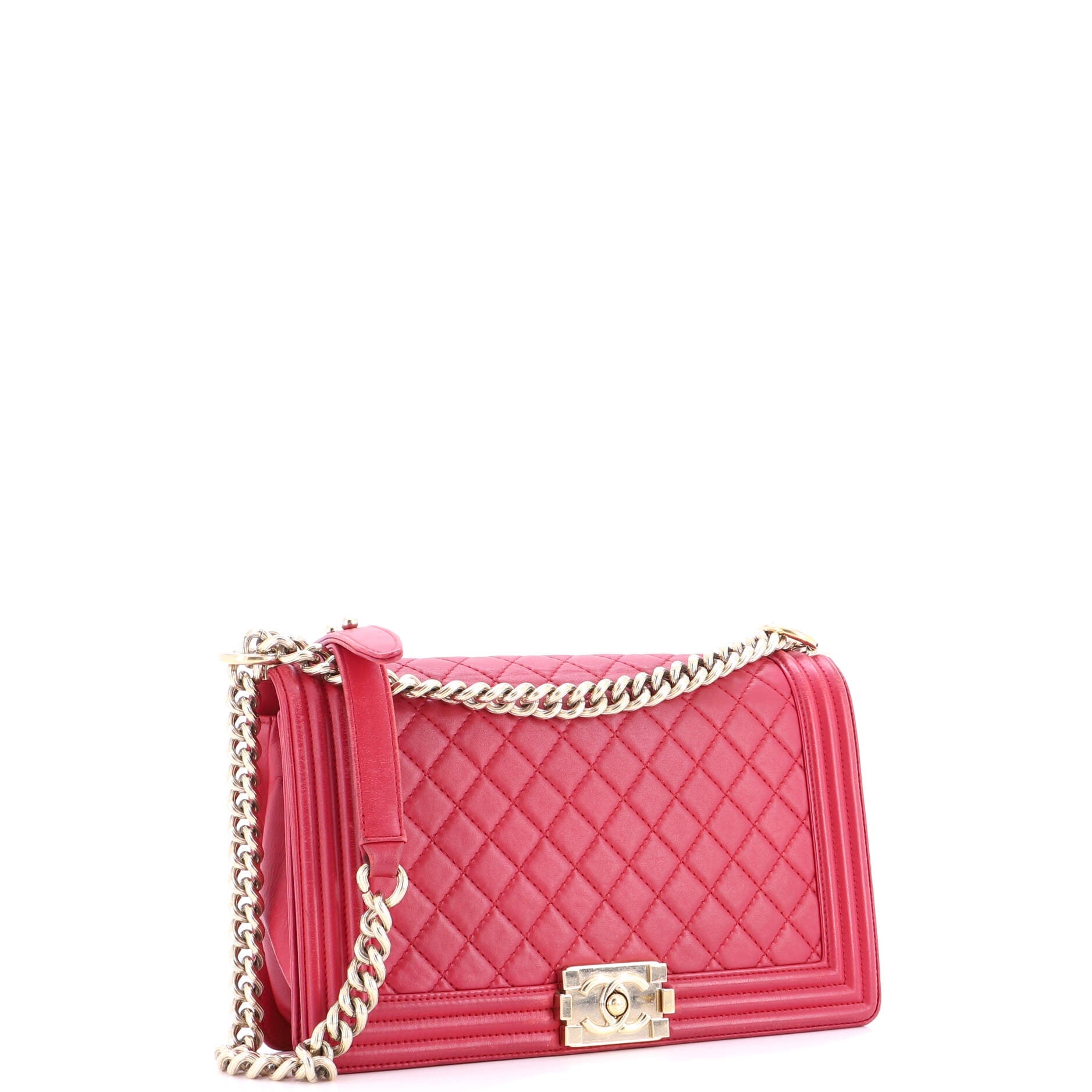 Boy Flap Bag Quilted Lambskin New Medium