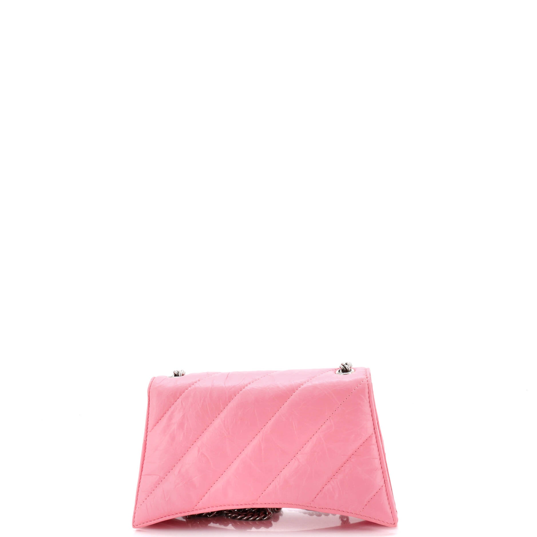 Crush Chain Flap Bag Quilted Crushed Calfskin XS