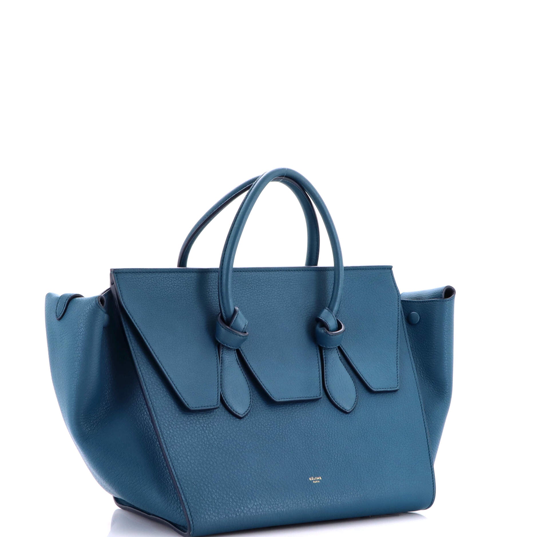 Tie Knot Tote Grainy Leather Small