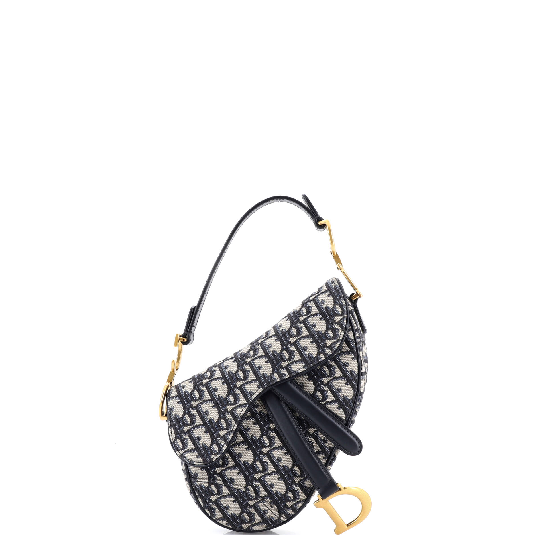 Saddle Handbag Oblique Canvas Mini