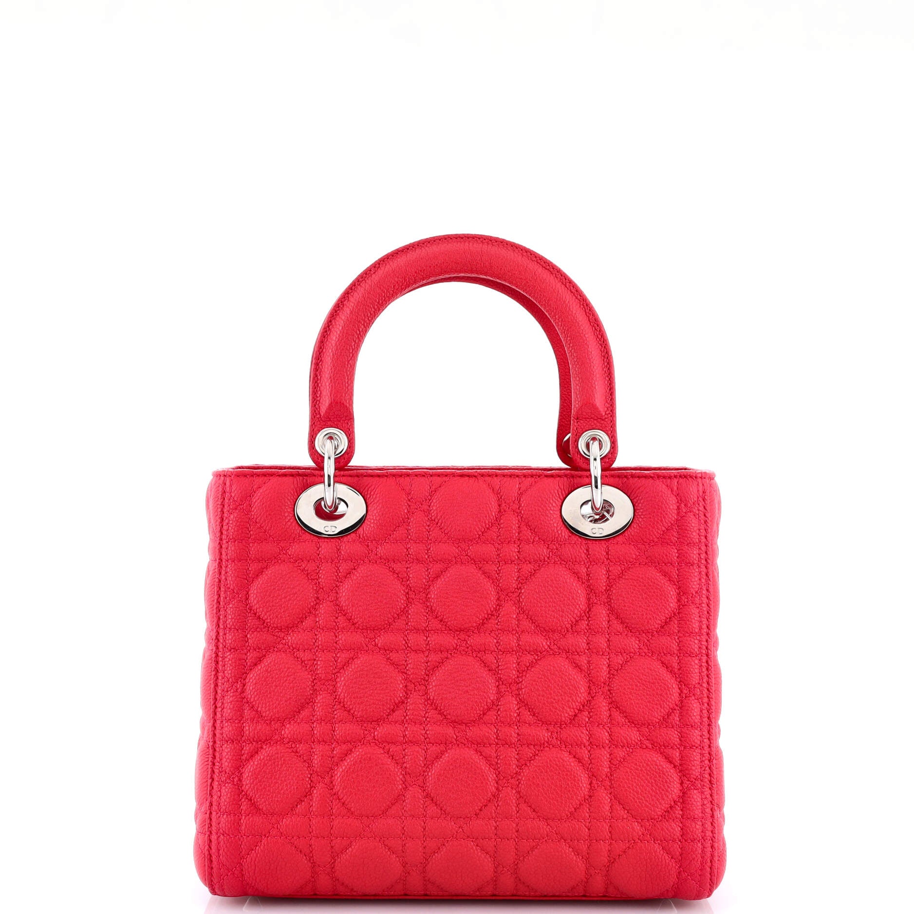 Lady Dior Bag Cannage Quilt Grained Calfskin Medium