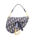 Saddle Handbag Oblique Canvas Mini