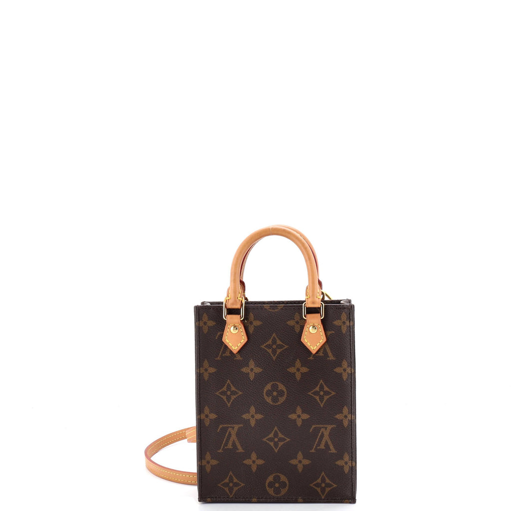 Petit Sac Plat Bag Monogram Canvas