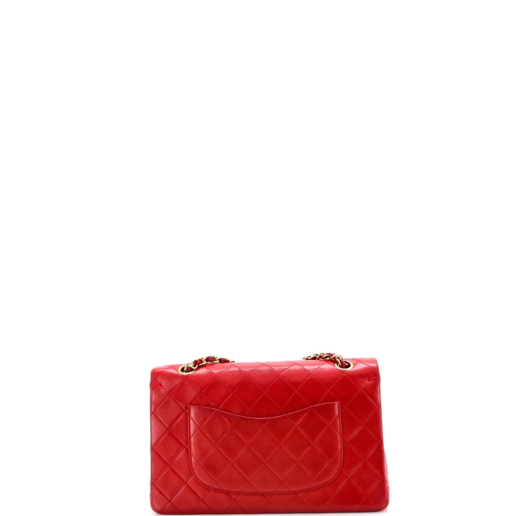 Vintage Classic Double Flap Bag Quilted Lambskin Medium