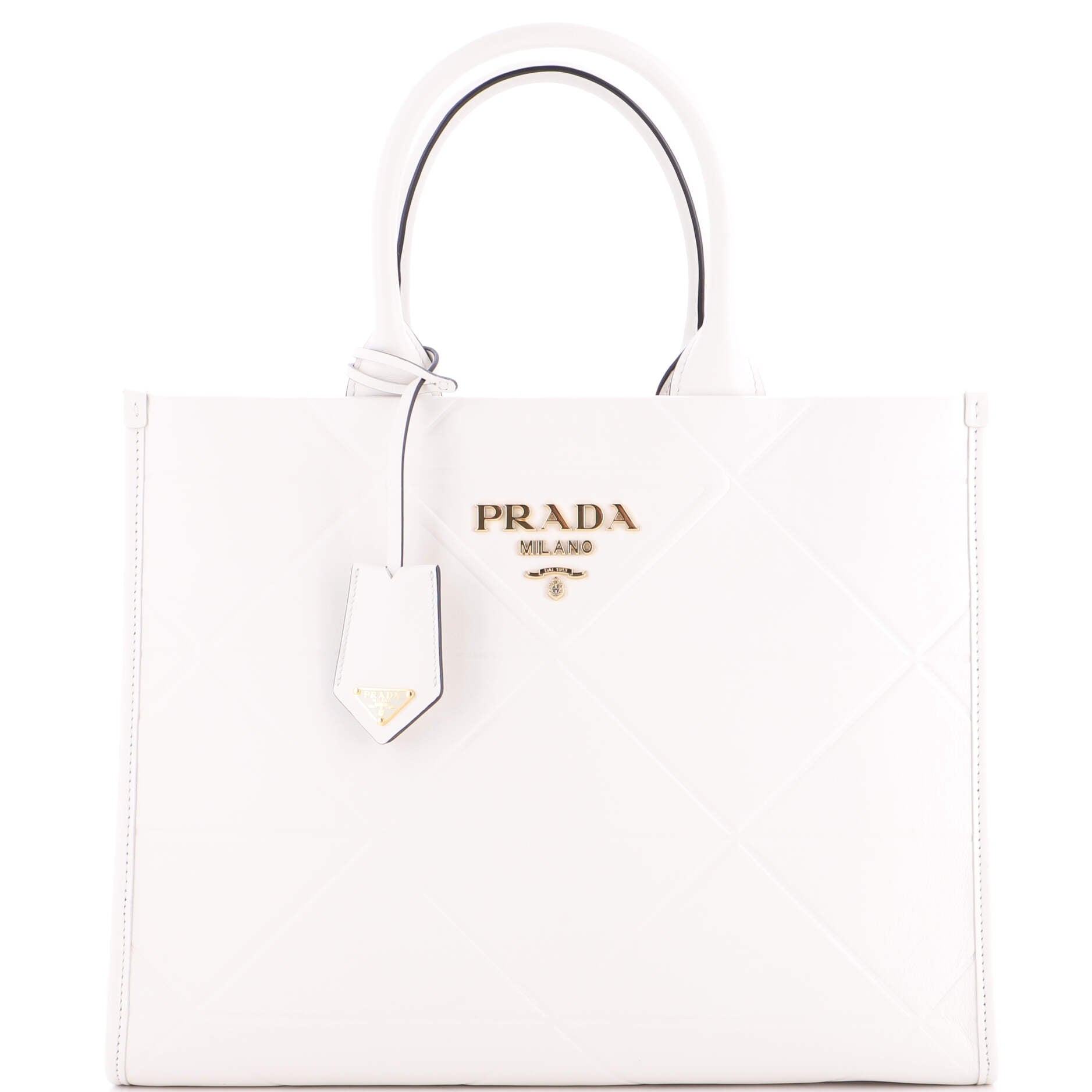 Symbole Shopper Tote Embossed Leather Medium