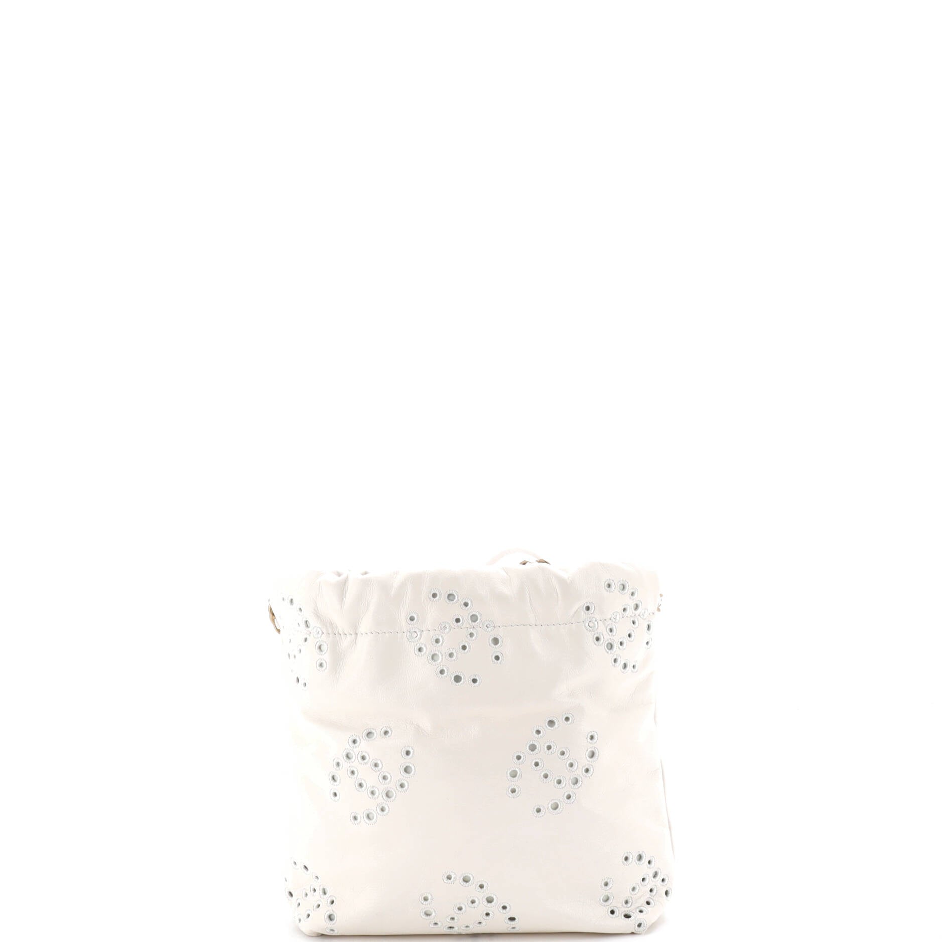 22 Chain Hobo CC Eyelet Embroidered Calfskin Mini