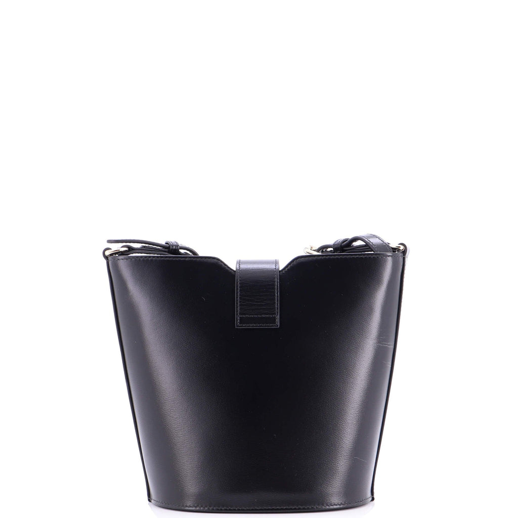 Jackie Web Bucket Bag Leather