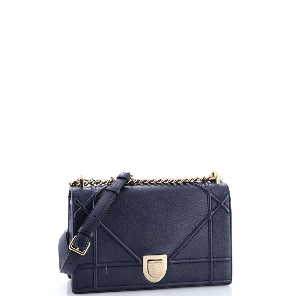 Diorama Flap Bag Grained Calfskin Medium