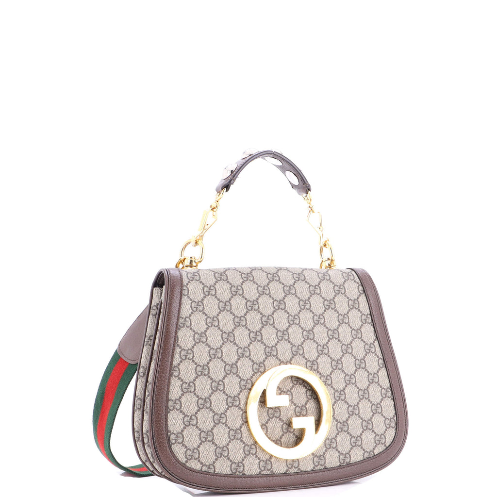 Blondie NM Top Handle Bag GG Coated Canvas Medium