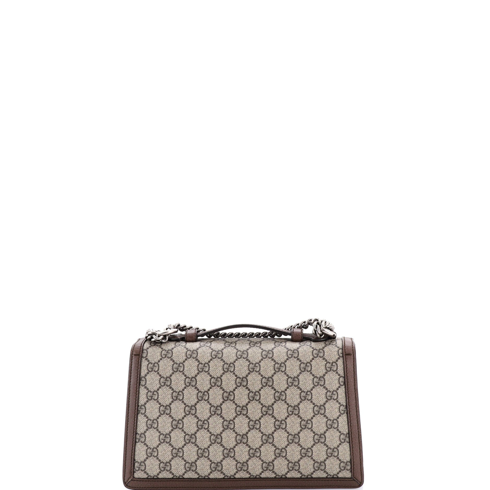 Dionysus Top Handle Chain Bag GG Coated Canvas Small