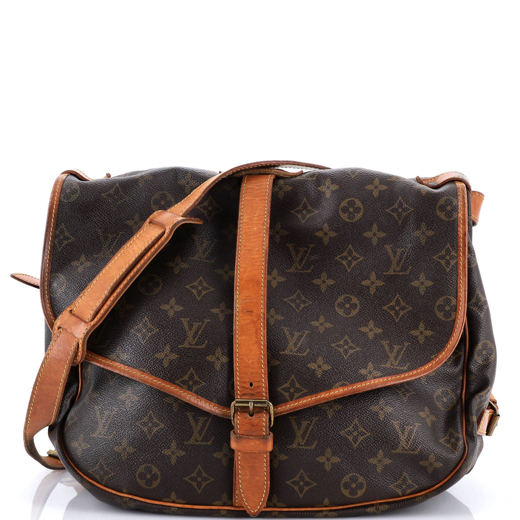 Saumur Handbag Monogram Canvas 35