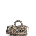 Lady D-Joy Bag Printed Leather Small