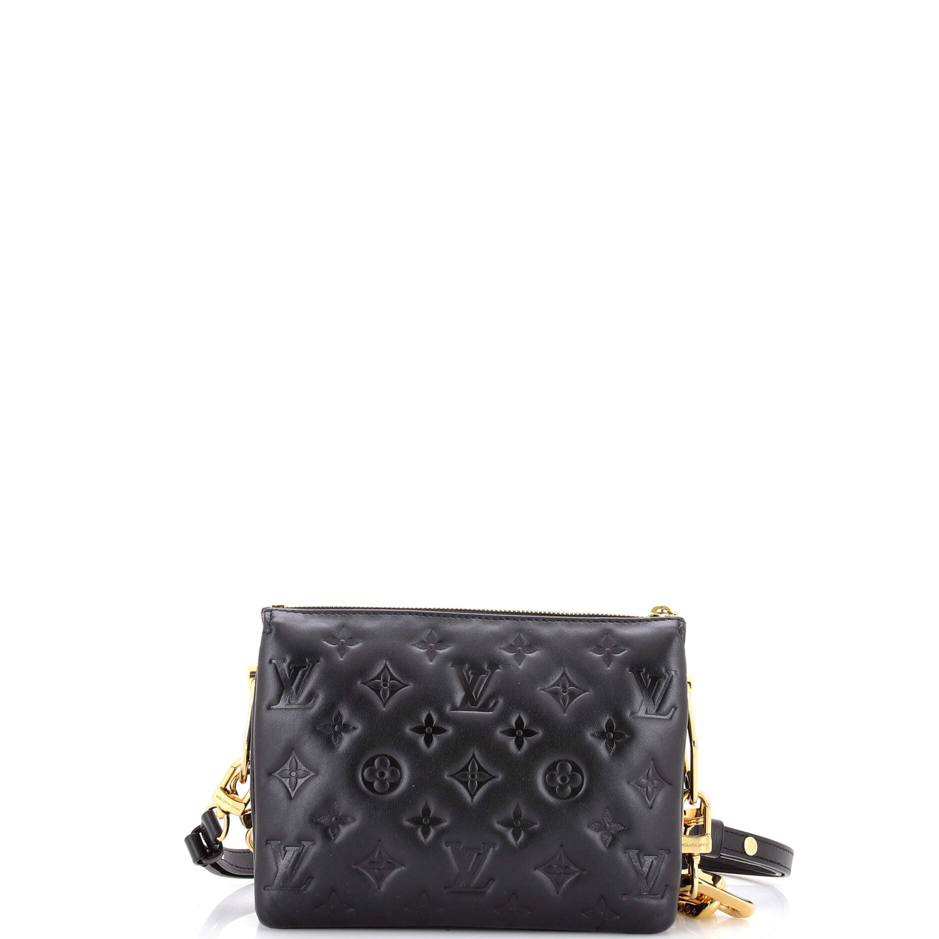 Coussin Bag Monogram Embossed Lambskin BB