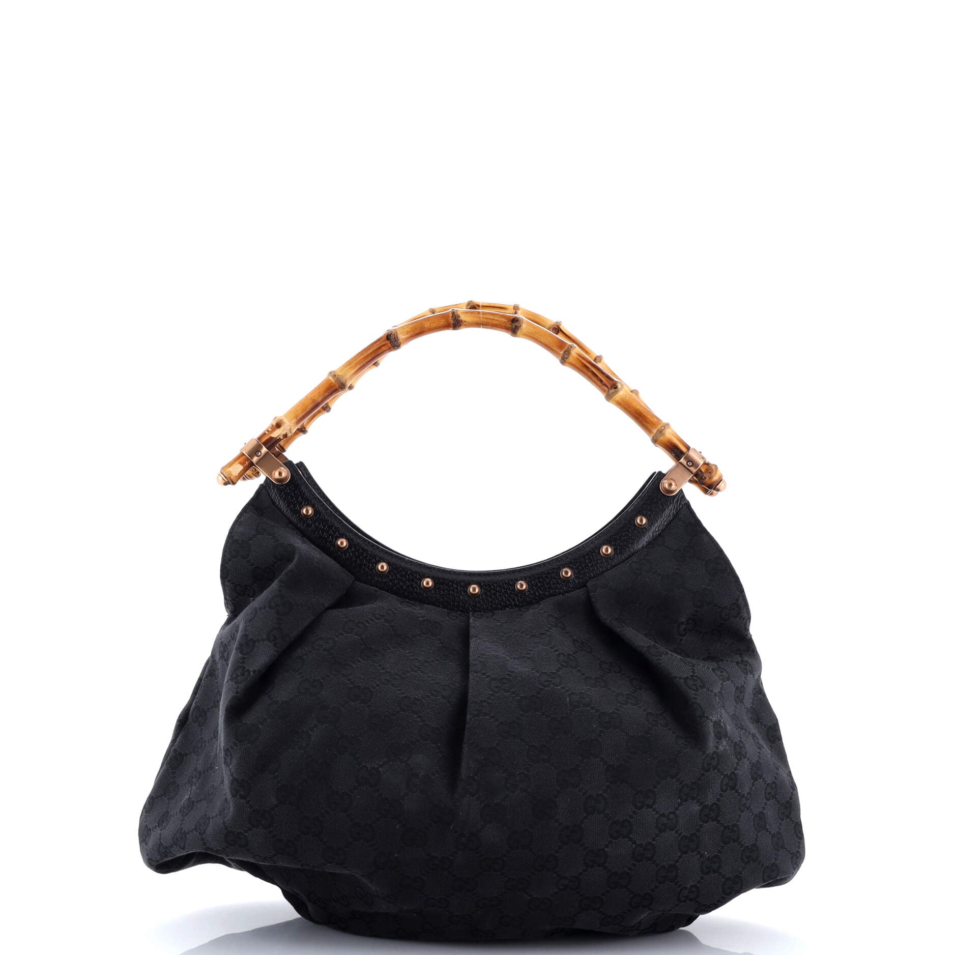 Vintage Bamboo Hobo GG Canvas Large