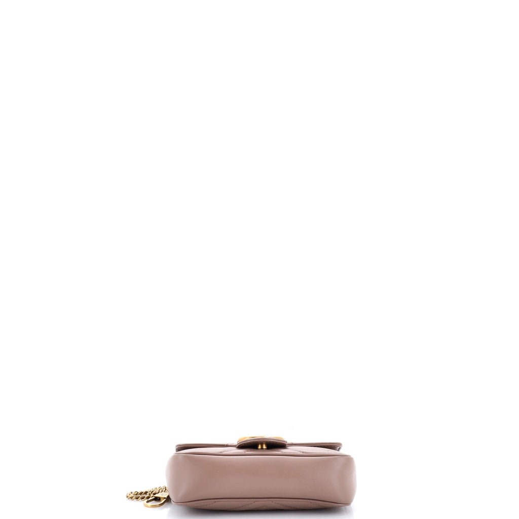 GG Marmont Flap Bag Matelasse Leather Super Mini