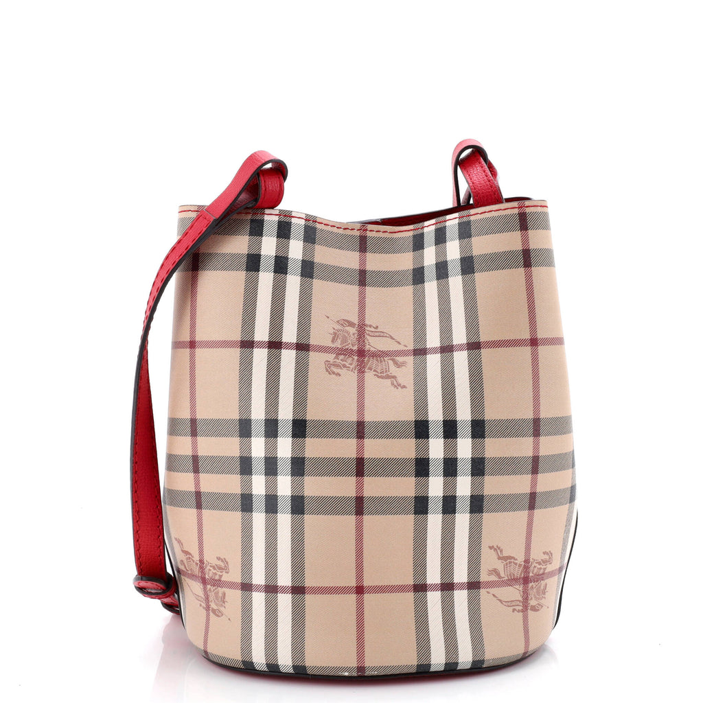 Lorne Bucket Bag Haymarket Coated Canvas Small