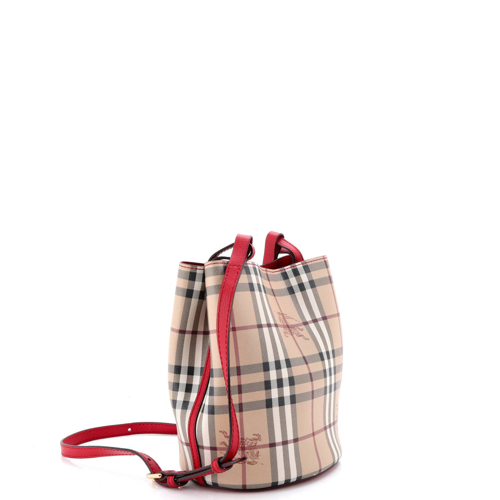 Lorne Bucket Bag Haymarket Coated Canvas Small
