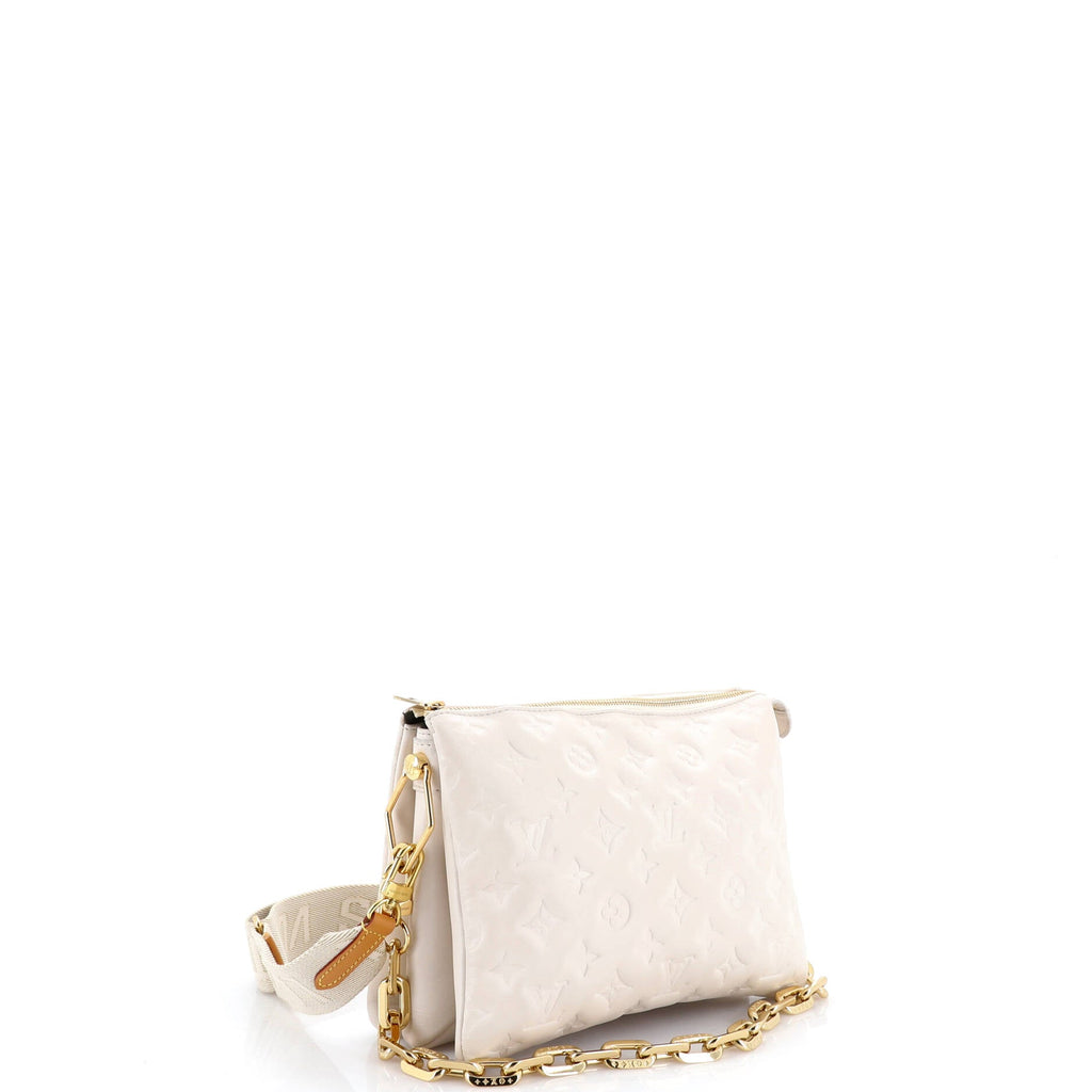 Coussin Bag Monogram Embossed Lambskin PM