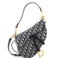Saddle Handbag with Strap Oblique Canvas Medium