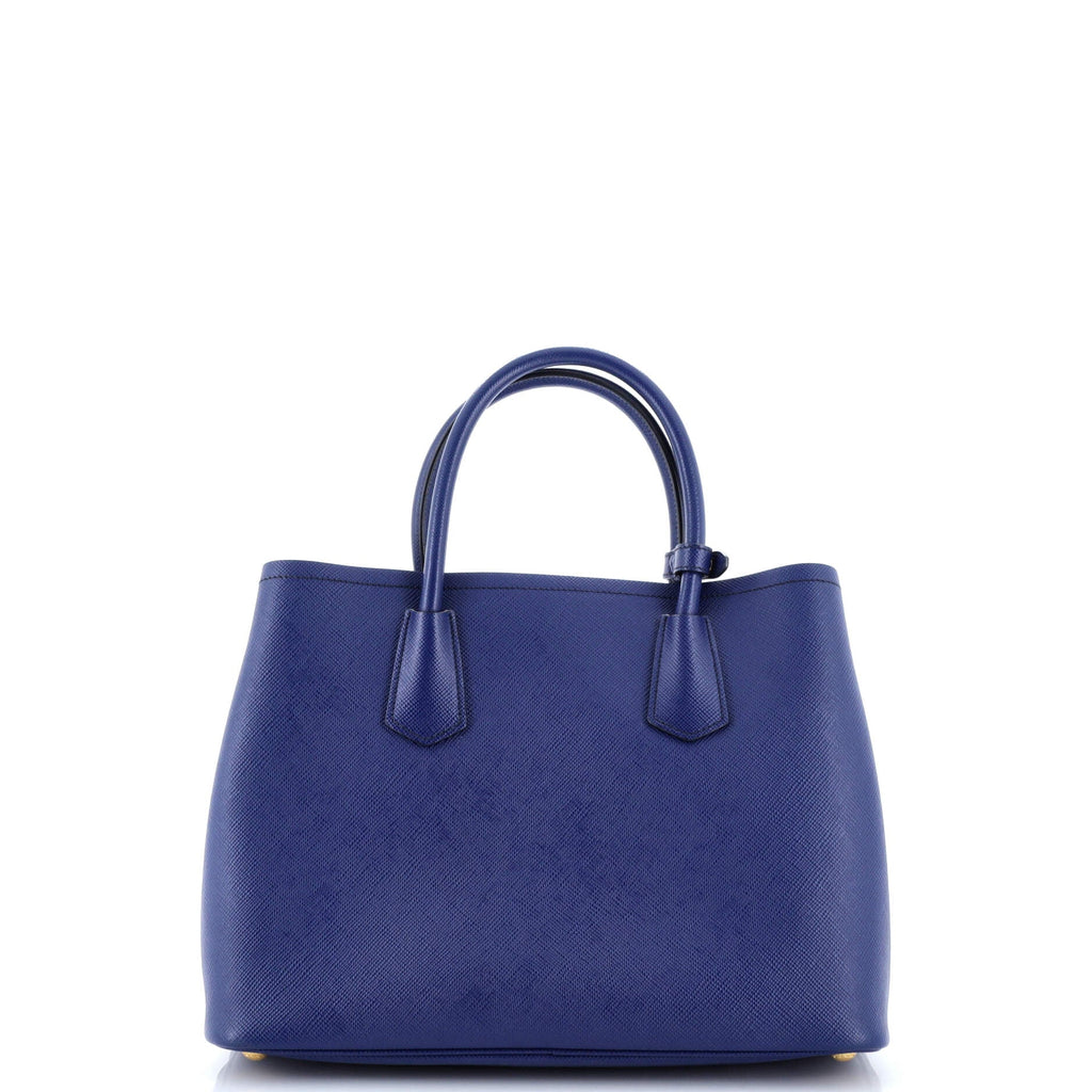 Cuir Double Tote Saffiano Leather Medium