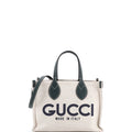 Logo Shopper Tote Printed Canvas Small