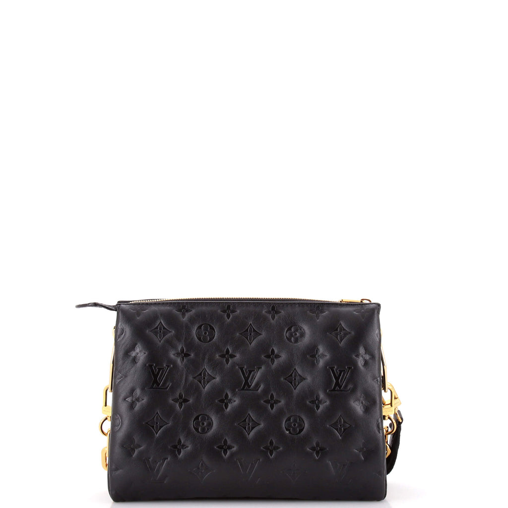 Coussin Bag Monogram Embossed Lambskin PM