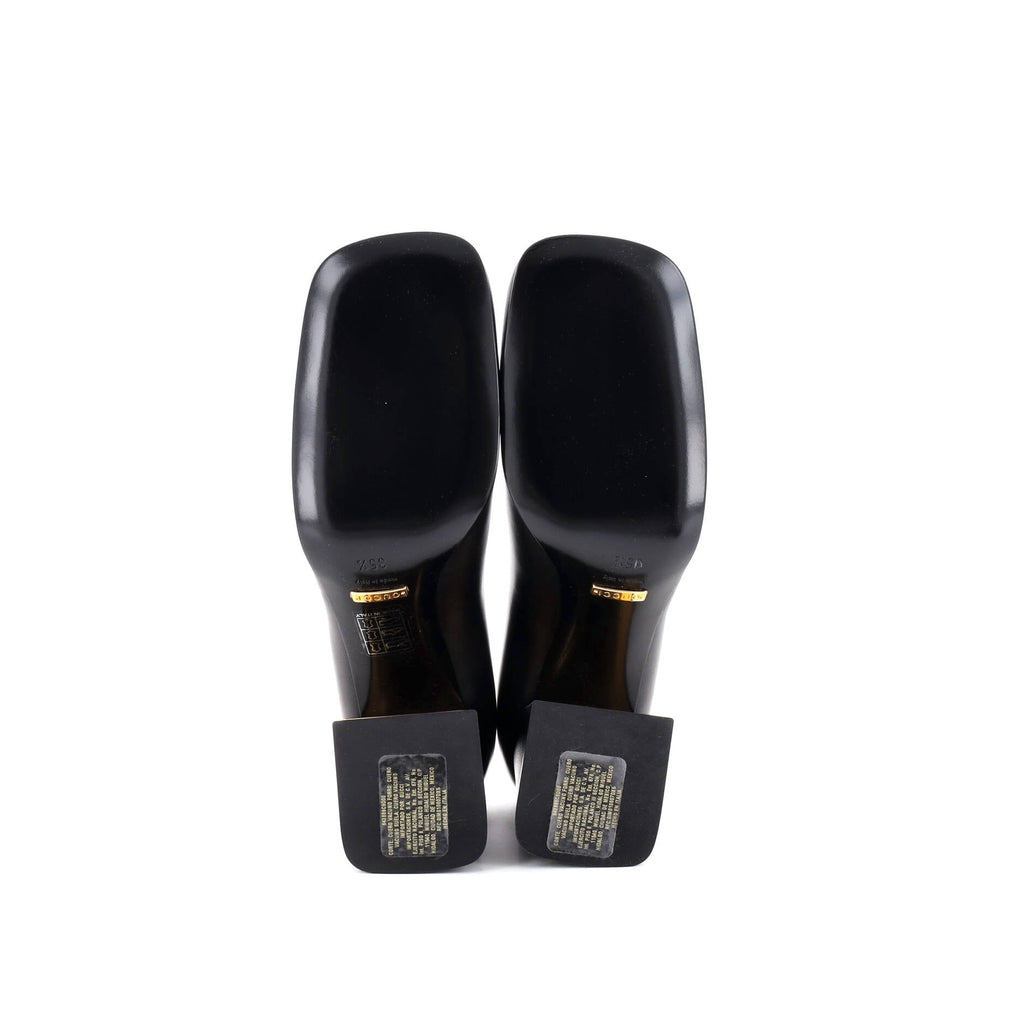 Women's Horsebit Mid-Heel Pumps Leather