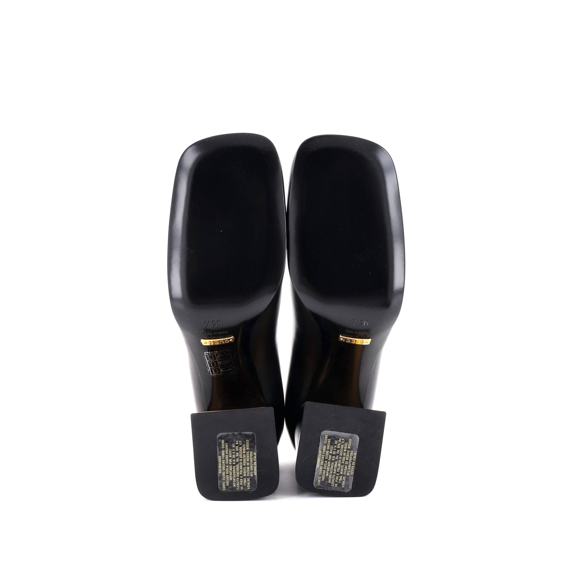 Women's Horsebit Mid-Heel Pumps Leather