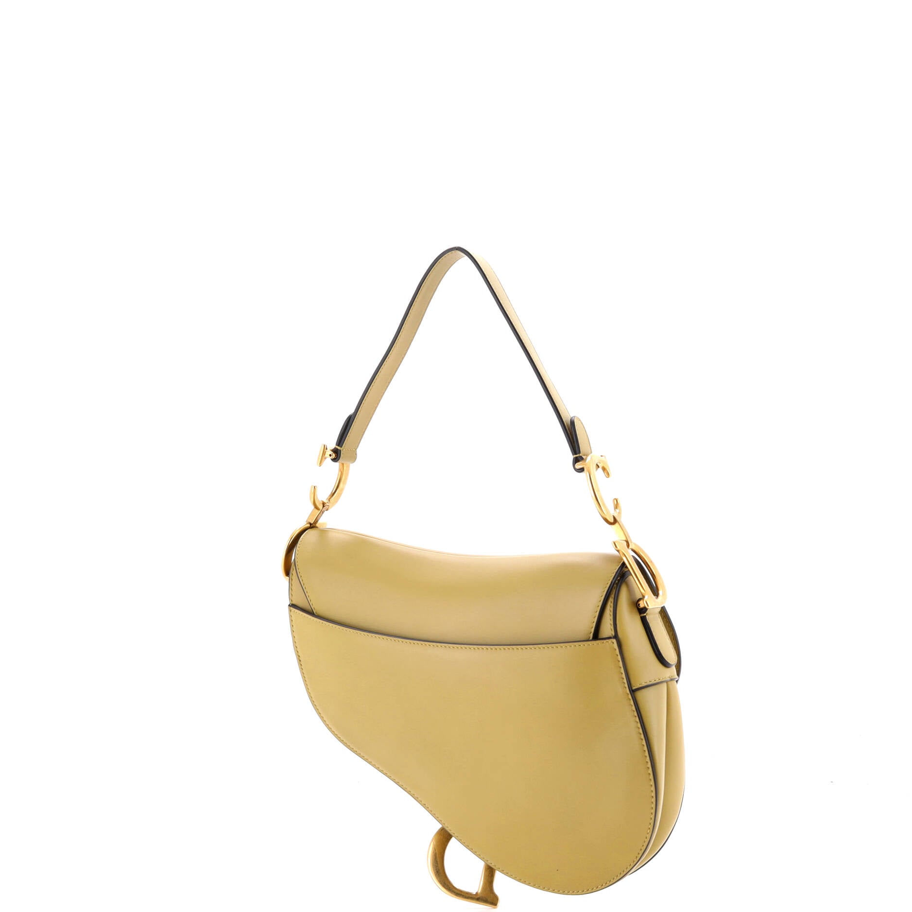 Saddle Handbag Leather Medium