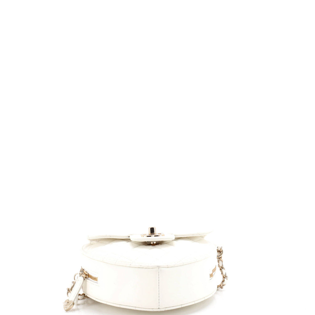 CC in Love Heart Bag Quilted Lambskin