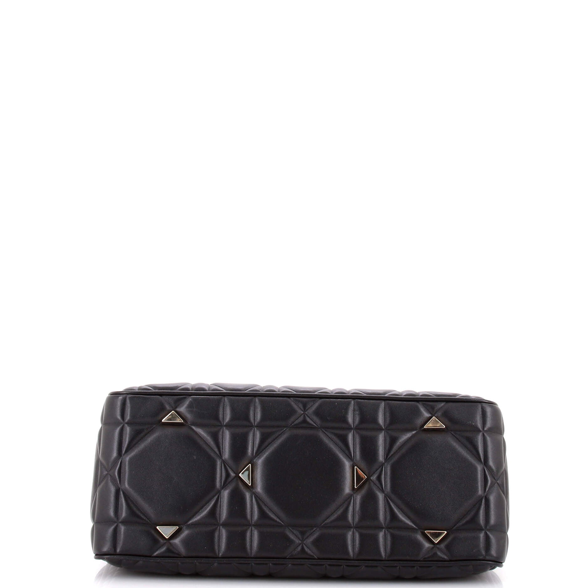 Lady 95.22 Bag Cannage Embossed Leather Large