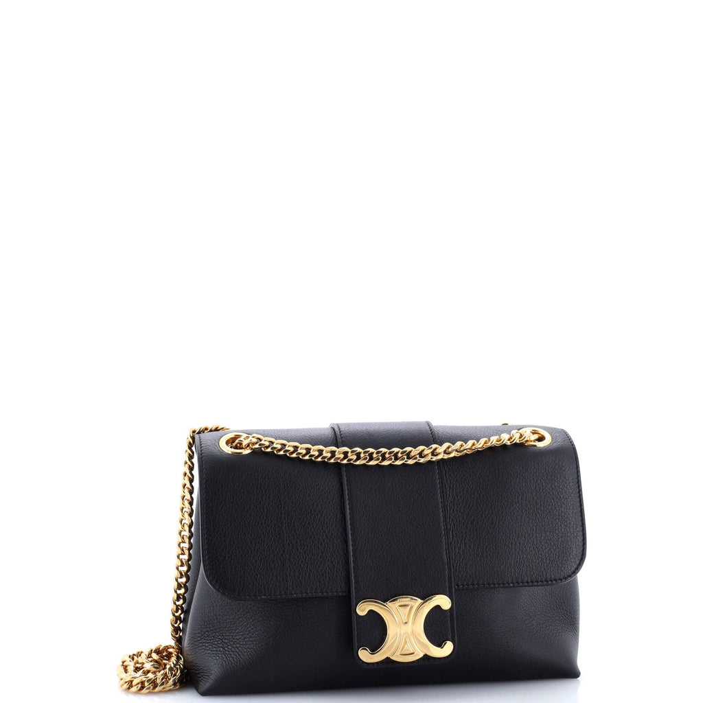 Victoire Flap Shoulder Bag Leather Medium