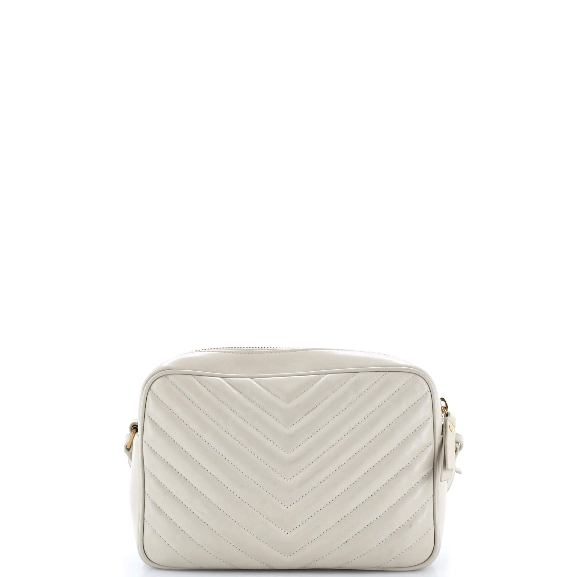 Lou Camera Bag Matelasse Chevron Leather Small