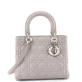 Lady Dior Bag Cannage Quilt Lambskin Medium