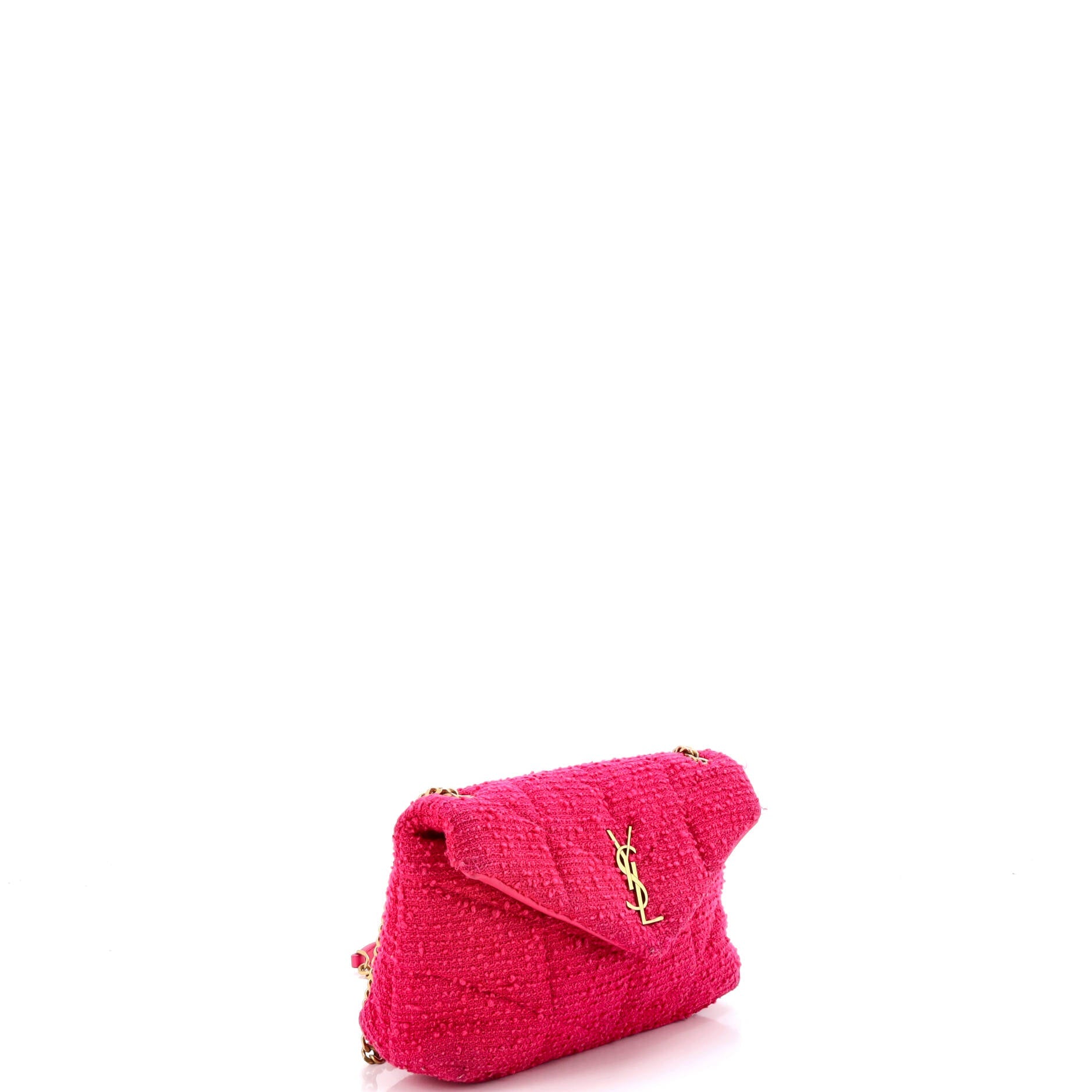 Loulou Puffer Shoulder Bag Quilted Tweed Mini