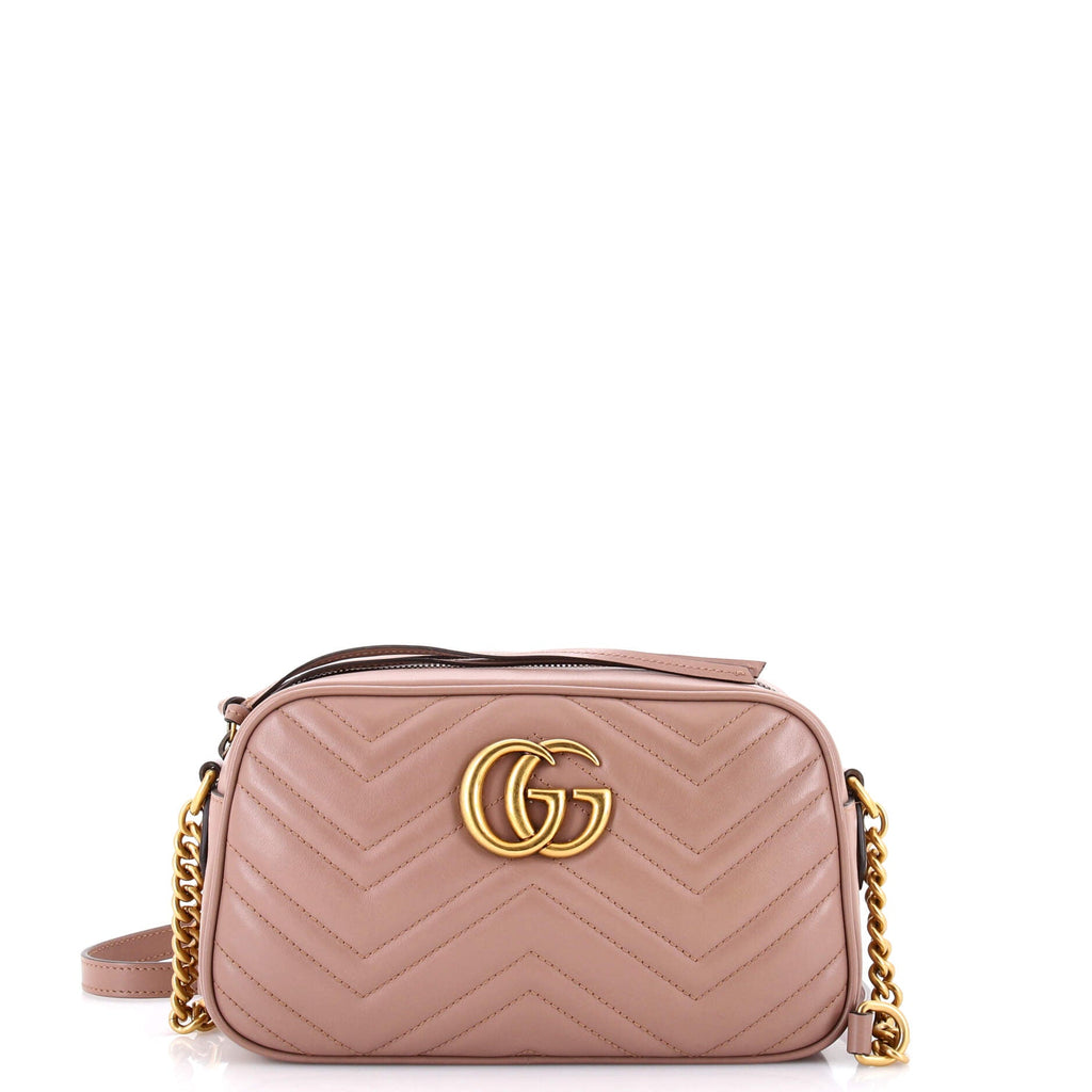 GG Marmont Shoulder Bag Matelasse Leather Small