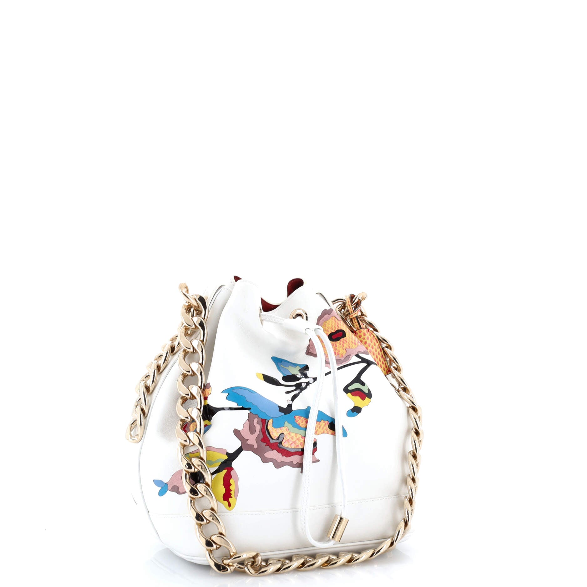 Paradise Bubble Bag Leather with Snakeskin