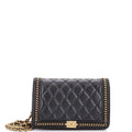 Chain Around Boy Wallet on Chain Quilted Lambskin